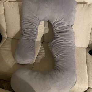 Cozy Gray Body Pillow